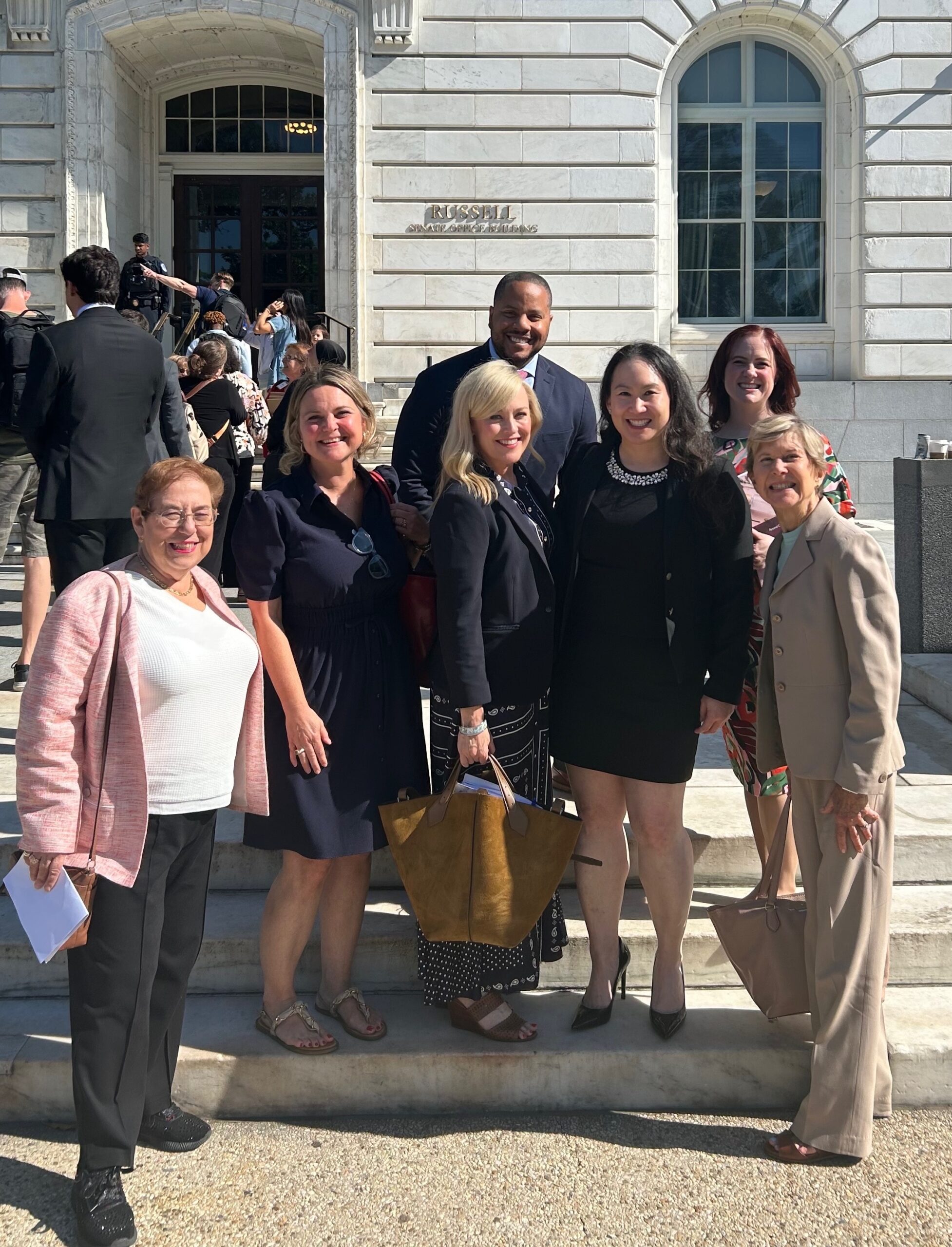 IMG_7131 2 Outside the Russell Senate Office Building following meetings with Senate staff