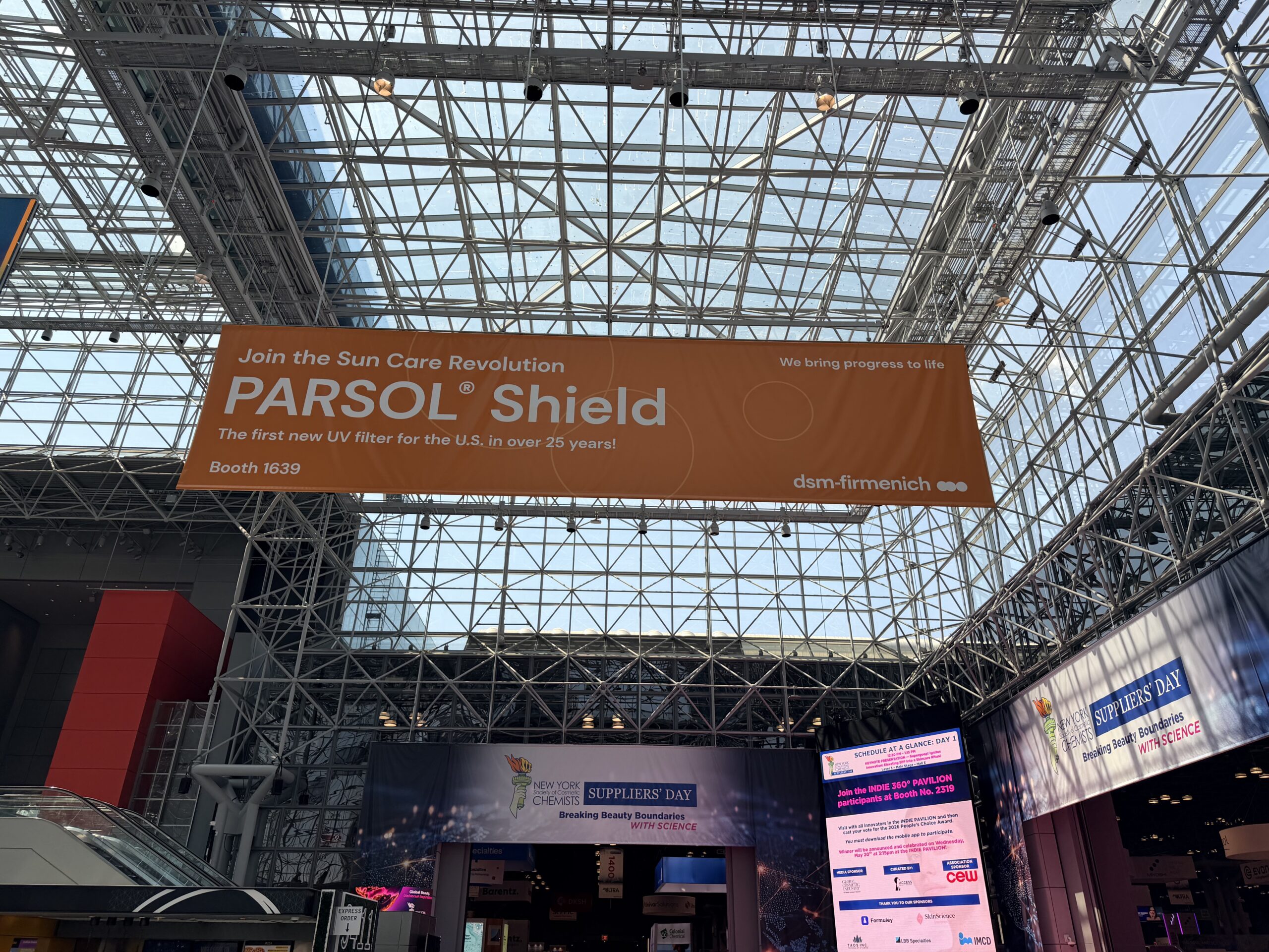 Parsol Shield Parsol Shield banner at NYSCC Suppliers' Day